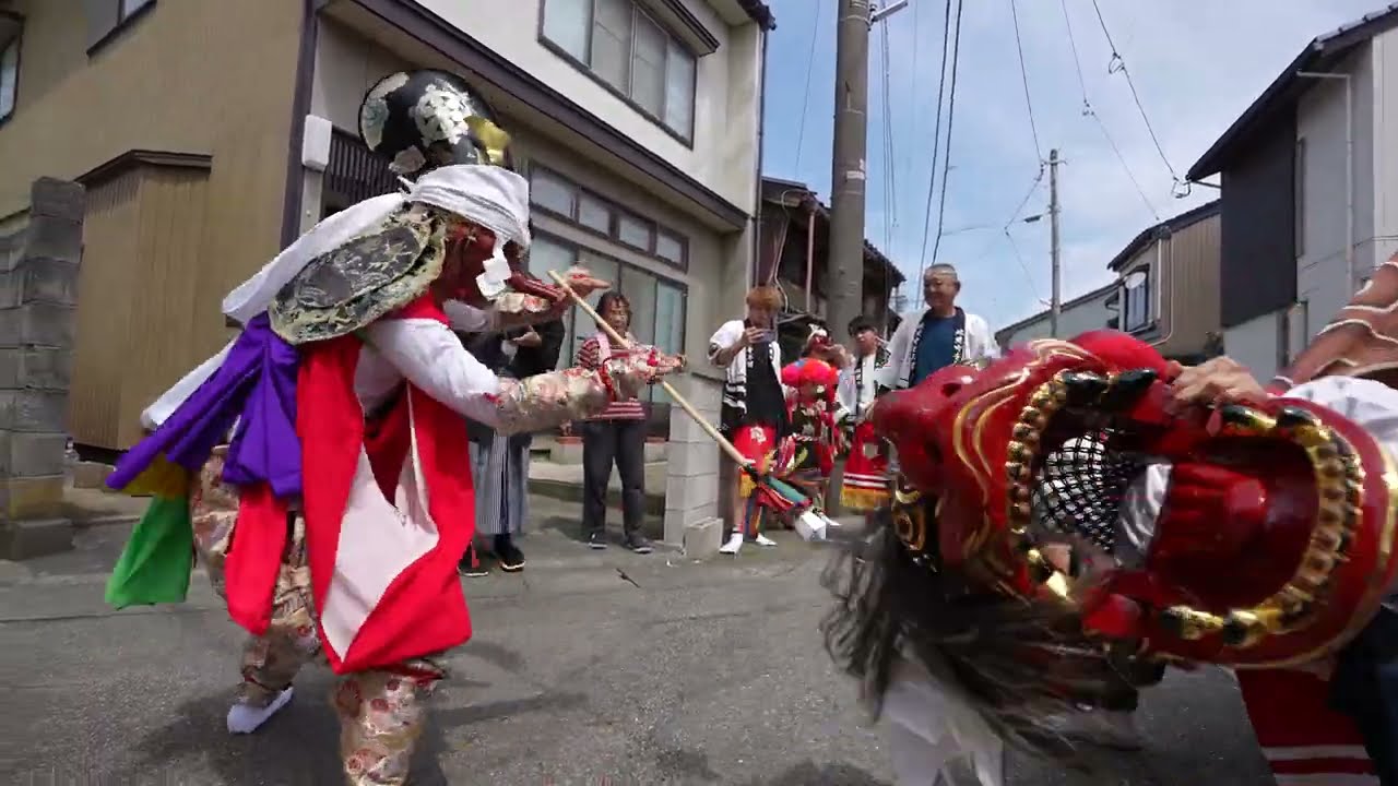 地蔵町の獅子舞 2024/06/22(土), 富山県氷見市地蔵町