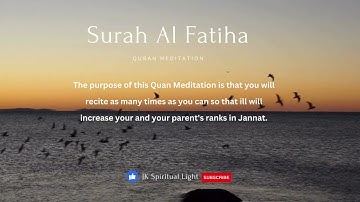 Surah Al-Fatiha by Mishary Rashid| Quran Mediation | سورة الفاتحة