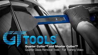 5 minute Quarter Glass Removal  GT Tools™ Training Video  The Quarter Cutter™ and Shorter Cutter™