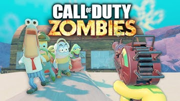 NEW SpongeBob Zombies Map Bikini Bottom Is TAKEN OVER!!! - Black Ops 3 Zombies