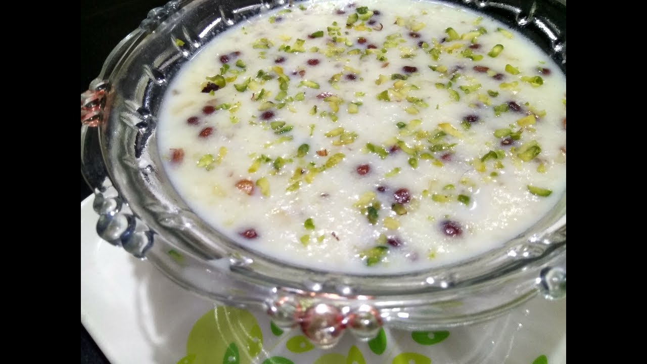 Rice Kheer Tandalachi Kheer Recipe in Marathi YouTube