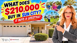 What does $210,000 buy in Sun City Arizona - 2 bedrm Gemini Twin Home with an Az Room.