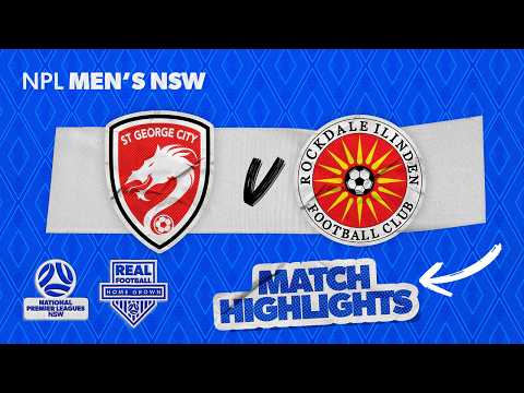 NPL Men's NSW Round 27 Highlights – St George City v Rockdale Ilinden — football highlights
