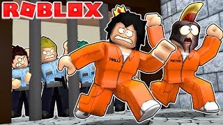 ¡NOS ENCIERRAN en la PRISIÓN de MÁXIMA SEGURIDAD en ROBLOX! 👮😱 ¿PODREMOS ESCAPAR?