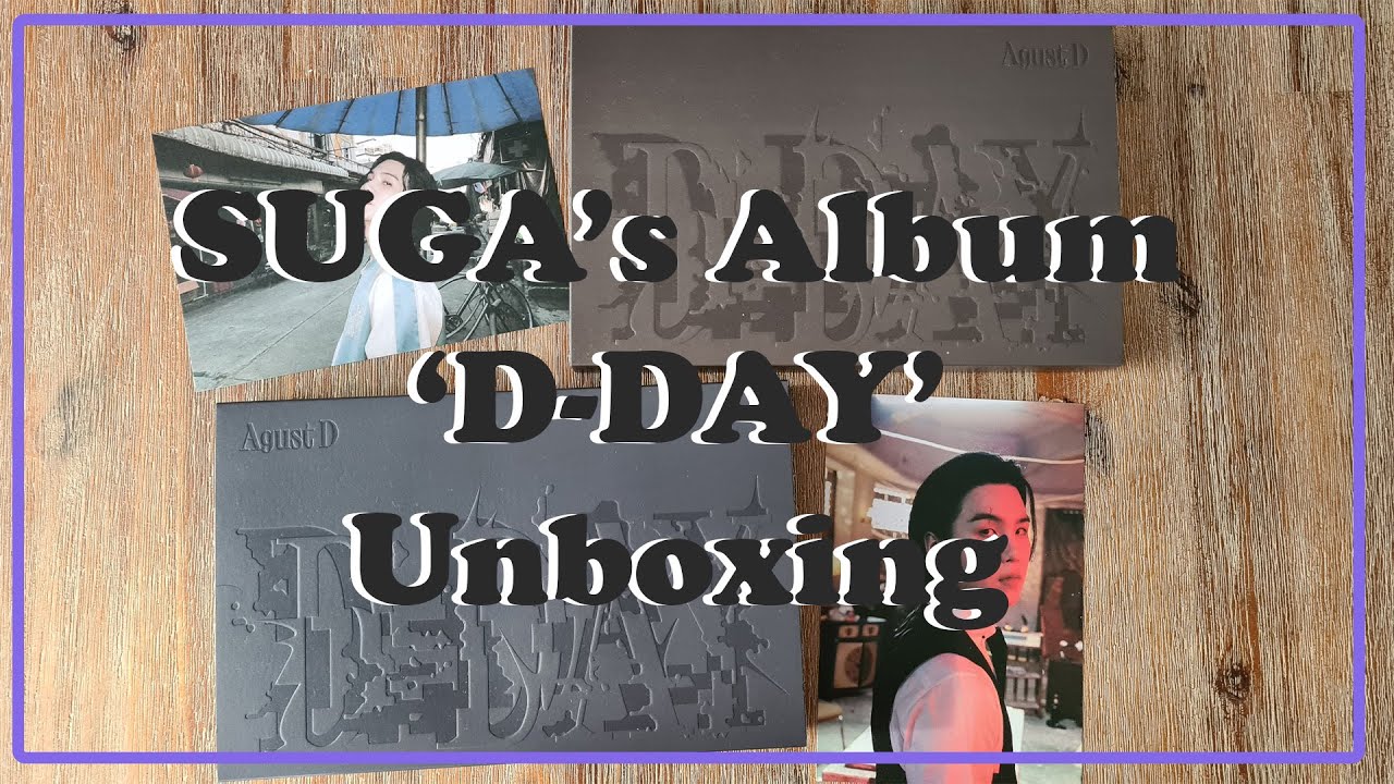 🖤 UNBOXING AGUST D'S ALBUM D-DAY 