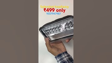 Thumbnail of Led headlamp for splendor #ledlights #hero #splendor #splendormodified #modification #bikelover #1
