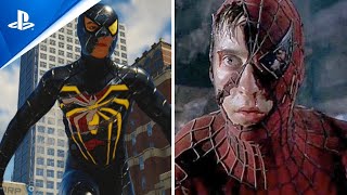 Spider-Mans Dynamic Battle Damaged Suits in Marvels Spider-Man 2