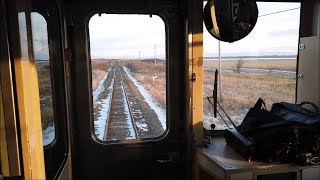 JR釧網本線　北浜～浜小清水　車窓と車内と前面展望　JR Senmō Main Line, Kitahama Station to Hama-Koshimizu Station　(2020.1)