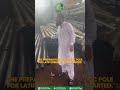 The preparation of electric poles for Latif Green City has started. #shorts #viralvideo