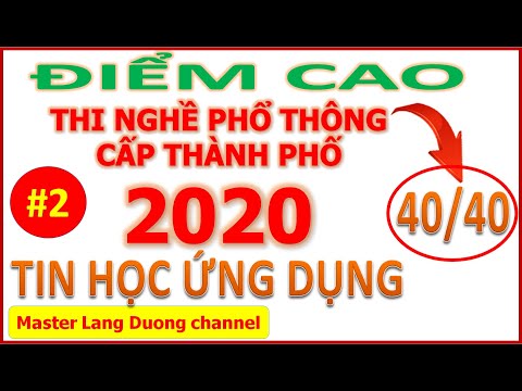 Video Phần lý thuyết lần #2. Điểm cao Thi nghề phổ thông Tin... - YouTube