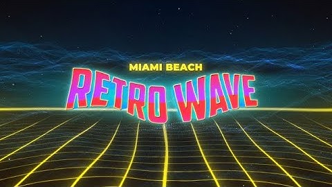 Retro Wave Intro #9 After Effects Templates