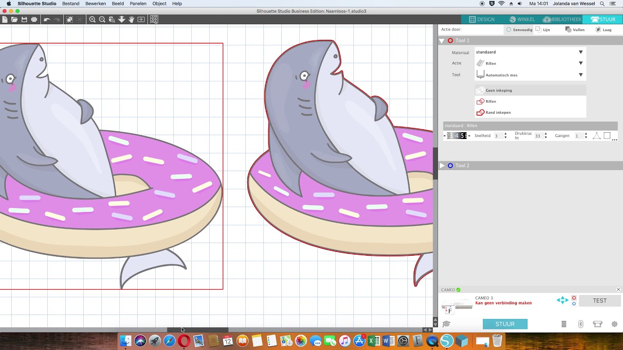 Plaatje maken voor print en cut met de Silhouette Studio software YouTube