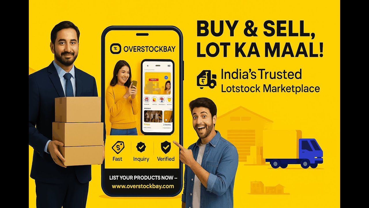 OverstockBay: India’s Trusted Lot Stock Marketplace | Buy & Sell Deadstock, Surplus & Overstock