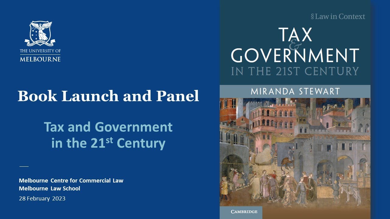 Book Launch and Panel on Tax and Government in the 21st Century - YouTube