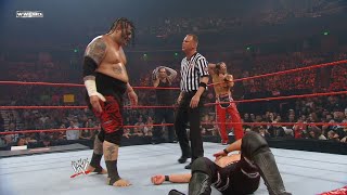 Shawn Michaels, Chris Jericho \& Jeff Hardy vs Snitsky, JBL \& Umaga: WWE Raw February 4, 2008 HD(2\/2)
