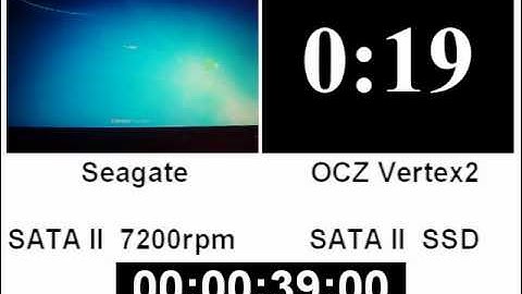 SSD vs. HDD / OCZ Vertex 2 vs. Seagate 7200rpm