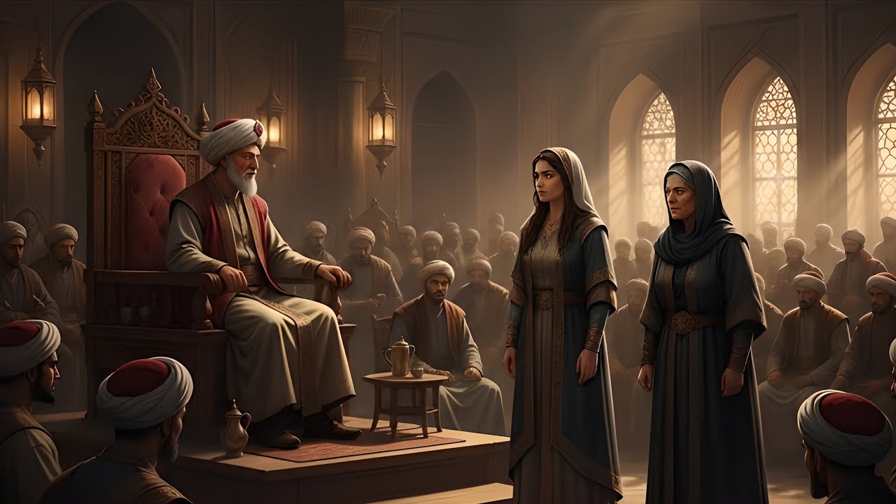 قصة القاضي إبن ابي ليلى والمرأتان المتخاصمتان! من طرائف العرب.