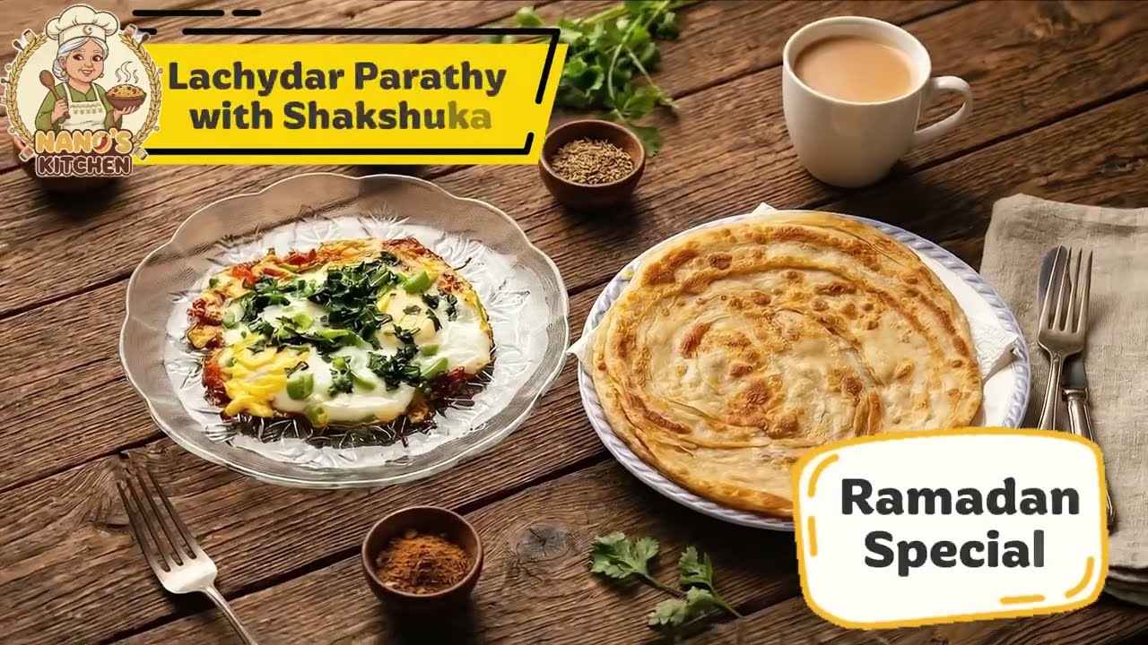 Lachydar Parathy & Shakshuka | Ramadan Special Recipe 🌙✨