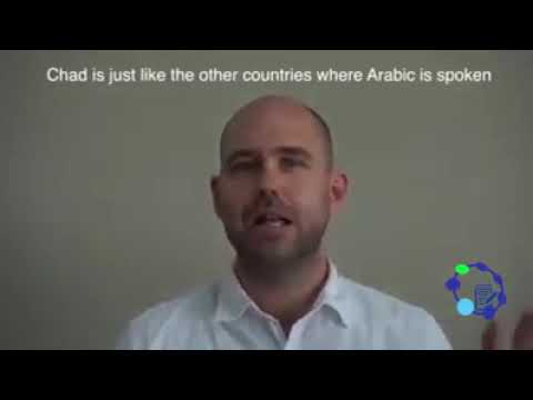 امريكي يتكلم العربية التشادية الدارجية بطلاقة