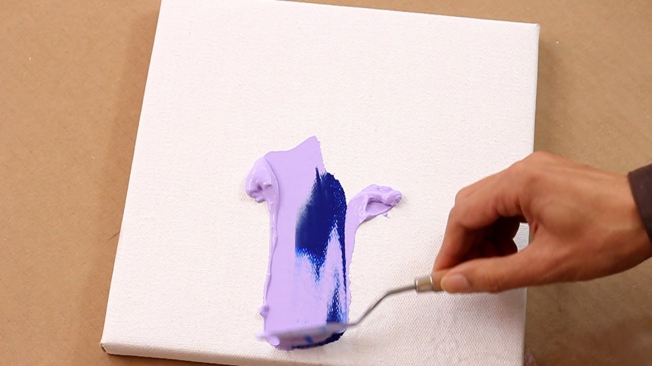 Demonstration of  Colorful Abstract Painting in Acrylics / Relaxing / Daily Art Therapy / Day 