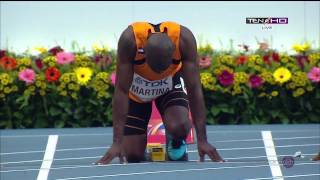 IAAF Moscow 2013 Mens 100m Quarter Final Heat 2