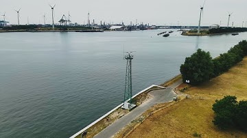 Comprehensive radar and camera network over the entire Antwerp port area