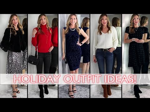 Winter Holiday Outfit Ideas! Casual to 