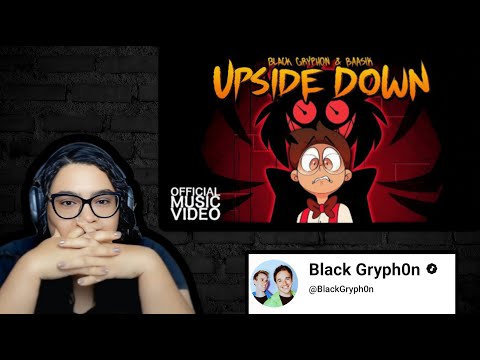 #react :UPSIDE DOWN (A Hazbin Hotel Song) - Black Gryph0n & Baasik