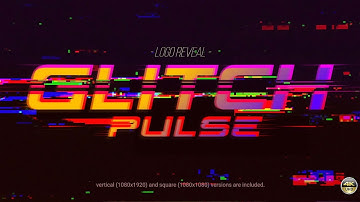 Glitch Pulse Logo Animation