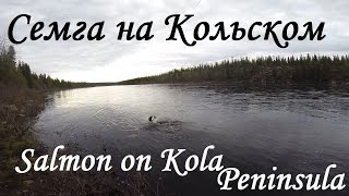 Кольская сёмга. Тестирование блесен &quot;TOXIC irony&quot;. / Kola salmon. Spoon lures &quot;TOXIC irony&quot; testing.