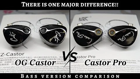 New KZ Castor Pro (Bass version) 🔥  - Comparison with the OG - In depth review with Dimensions