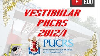 Plano Cartesiano PUCRS 2012/1 questão 45 Matemática