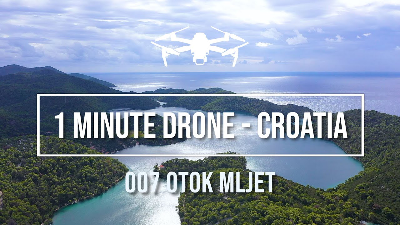⁣1 Minute Drone Croatia 007, Otok Mljet