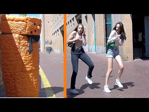 The Carrot makes people Laugh... But he Scares them First!! Angry Carrot Prank !!