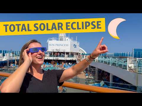 We Witnessed the Eclipse from a Cruise Ship!