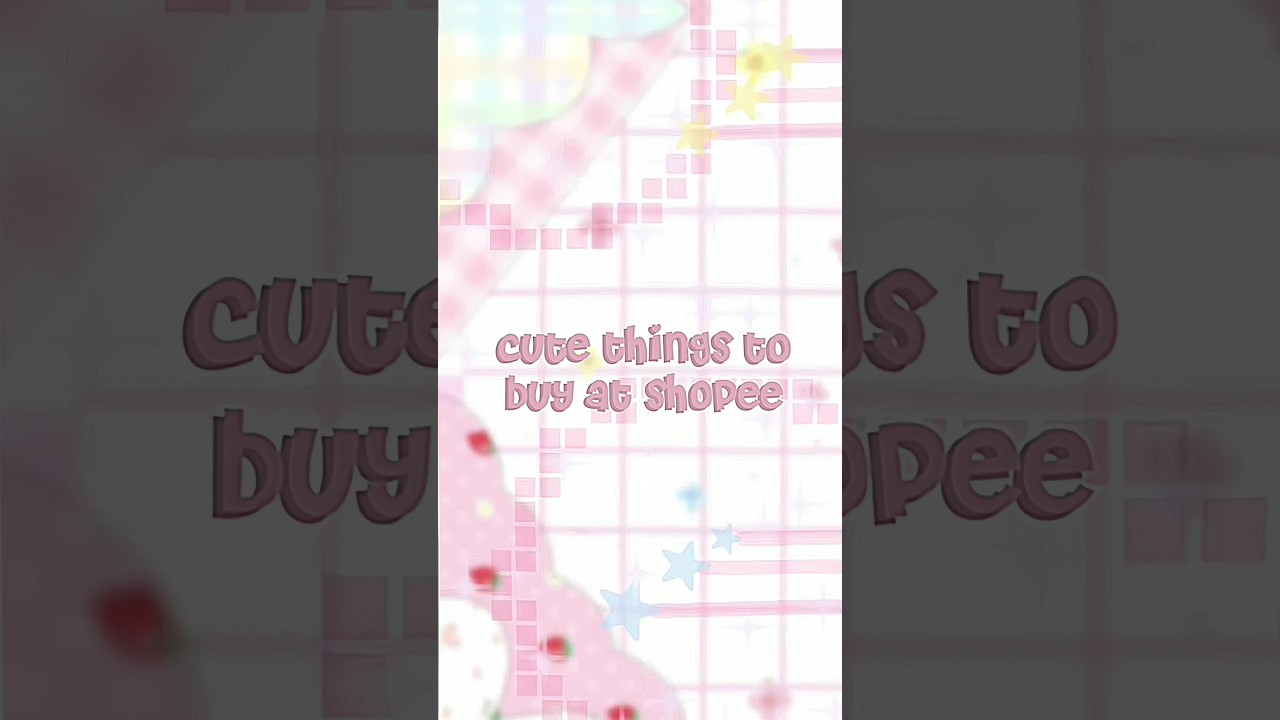 cute things you can buy at shopee !! 