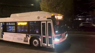 MTA NYCT #7113 on the B83 to Spring Creek Towers at Broadway Junction