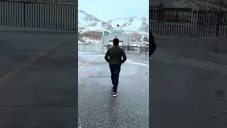 Every Step Closer to China — Khunjerab Pass ❄️ #nature #mountains #shorts #khunjerabpass
