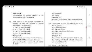 NEET EXAM MAY 03.05.26 BOTANY ANSWER KEY