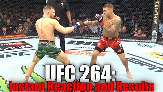 UFC 264 (Dustin Poirier vs Conor McGregor 3): Reaction and Results