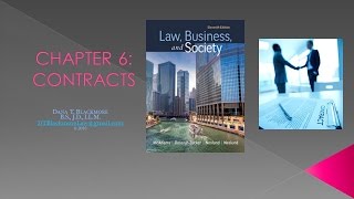 Chapter 6 Contracts   Elements of a Valid Contract
