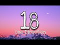 One Direction - 18 Lyrics ๐ถ