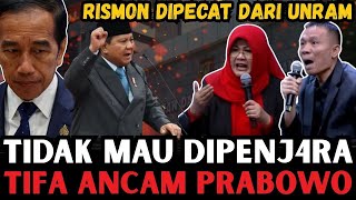 Download Lagu TIFA TIDAK MAU DIPENJ4RA, SEKARANG ANCAM PRABOWO! RISMON DIPECAT DARI UNRAM! MP3 Download Lagu TIFA TIDAK MAU DIPENJ4RA, SEKARANG ANCAM PRABOWO! RISMON DIPECAT DARI UNRAM! MP3