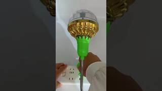 ✨ Colorful Rotating Galaxy Light Bulb 🌈 | Amazing Ambient Room Lighting #shorts