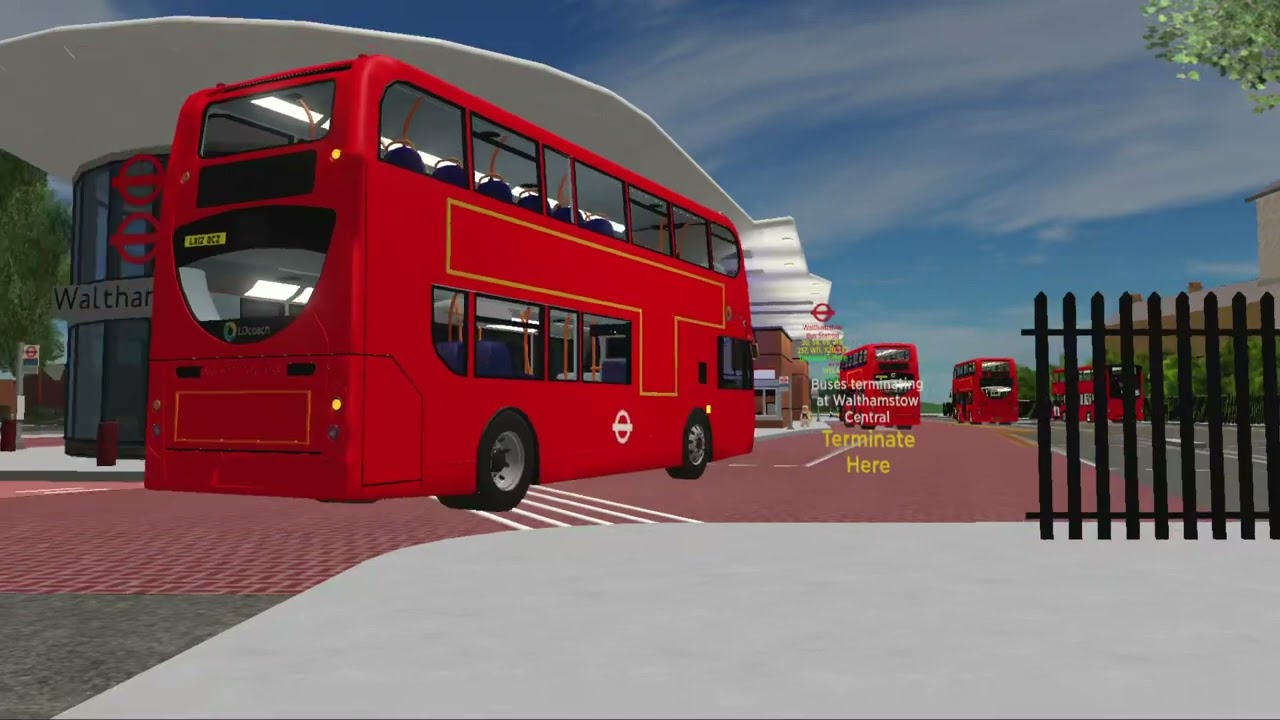 London & East Bus Simulator | Bus spotting at Walthamstow Central (24/07/23)