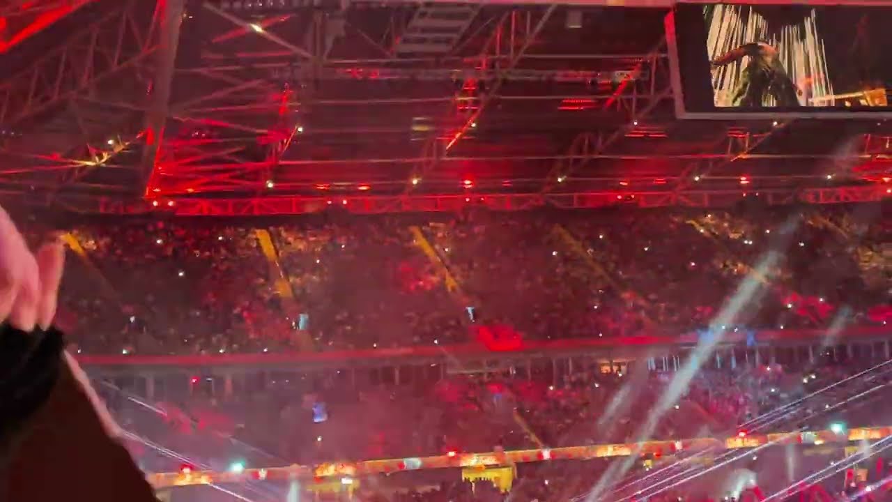 ⁣Roman Reigns vs Drew McIntyre Entrance   WWE Clash at the Castle 2022 Live