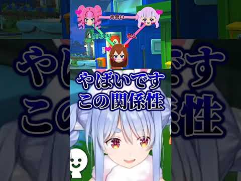 禁断の恋…？まさかの激アツ展開に大興奮のぺこら【兎田ぺこら/綺々羅々ヴィヴィ/ホロライブ/切り抜き】#shorts #vtuber #切り抜き #ホロライブ #hololive