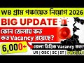 WB Panchayat Recruitment 2026 🚨 কোন জেলায় কত শূন্যপদ?