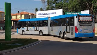 Conferindo o Novo Corredor de Ônibus (BRT) Ipanema - A Bordo do Caio Millenium BRT Articulado 2021 screenshot 4