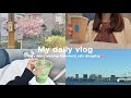 vlog | 9-5時 東京で働く事務員の春の日常🌷| 勤務後| カフェ巡り,暮らしのベストバイ🛍️, モネ展|鎌倉day trip | 最近のイロイロ🫧春の夕食献立　English sub